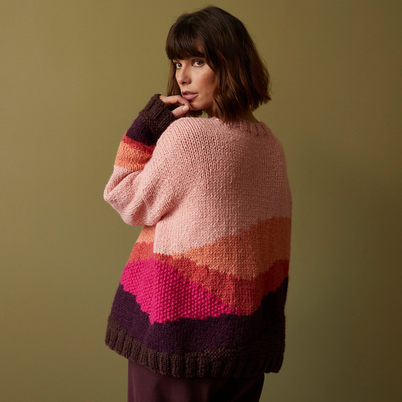 Debbie Bliss Uluru Sweater Knitting Pattern