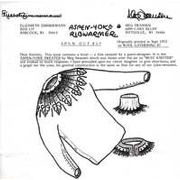 Spun Out # 17 Aspen Yoke & Ribwarmer Knitting Pattern