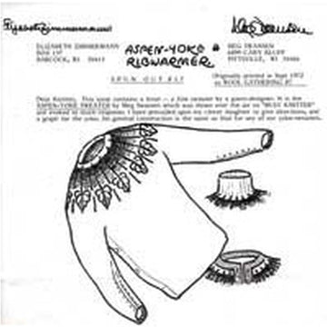 Spun Out # 17 Aspen Yoke & Ribwarmer Knitting Pattern