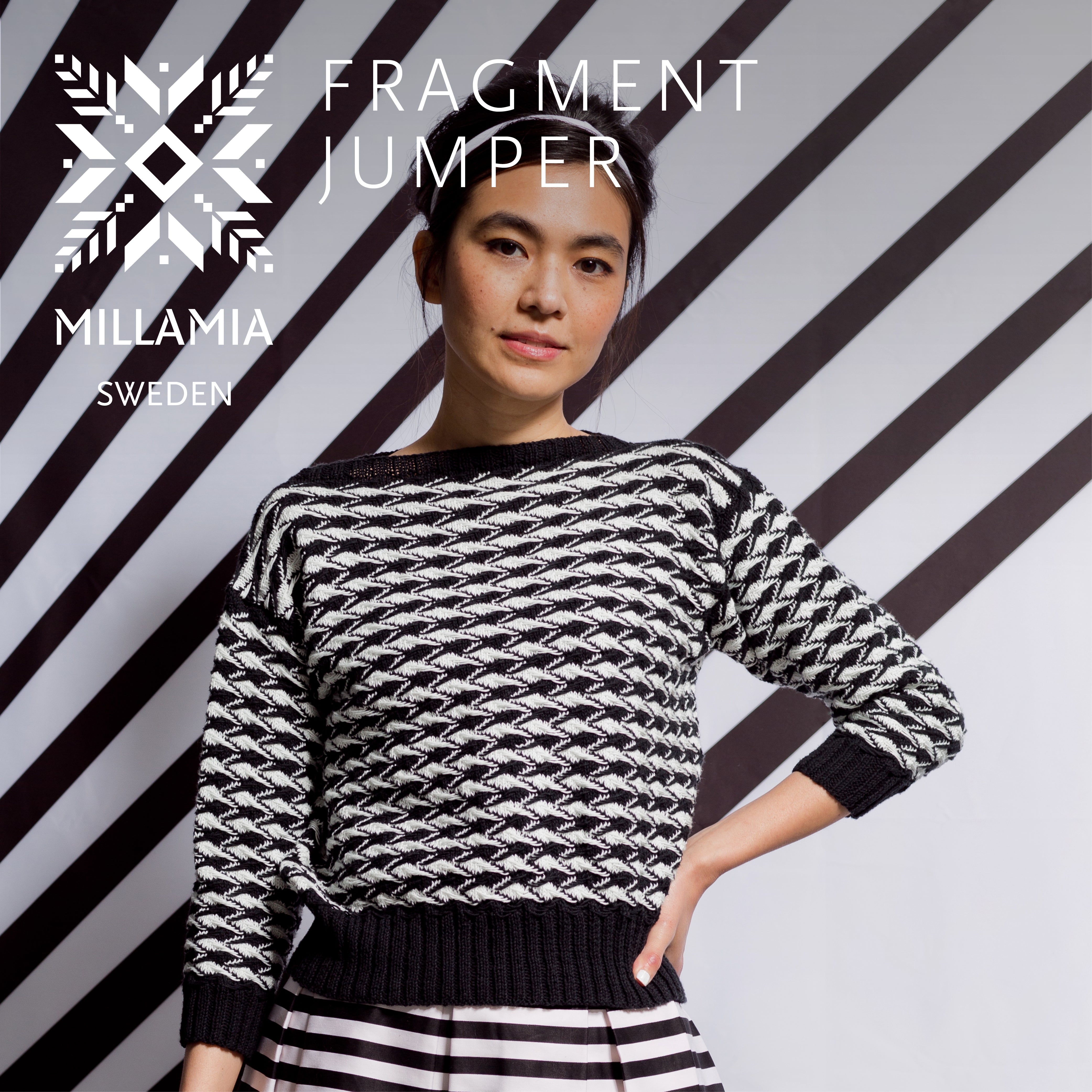 MillaMia Fragment Jumper Knitting Pattern