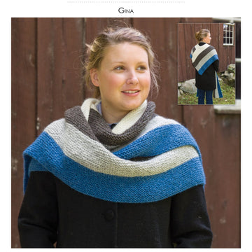 Classic Elite Yarns Gina Wrap Knitting Pattern