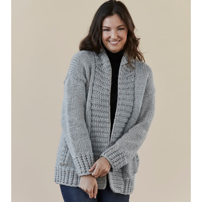 Tahki Yarns Westcliff Cardigan Knitting Pattern