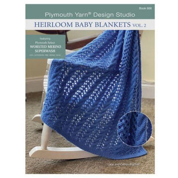 Plymouth Yarn 0668 Heirloom Baby Blankets Volume 2 Knitting