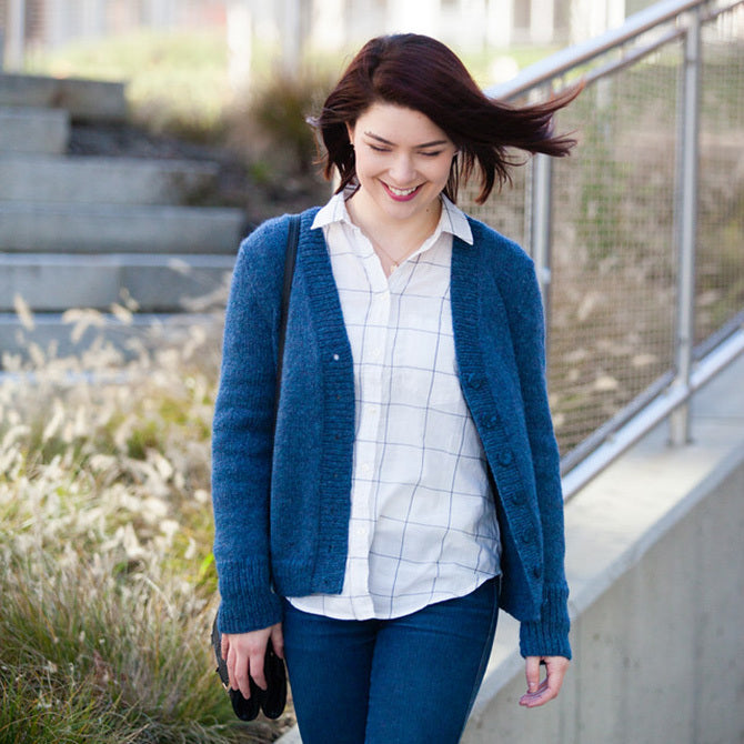 Valley Yarns Skyline Cardigan Knitting Pattern