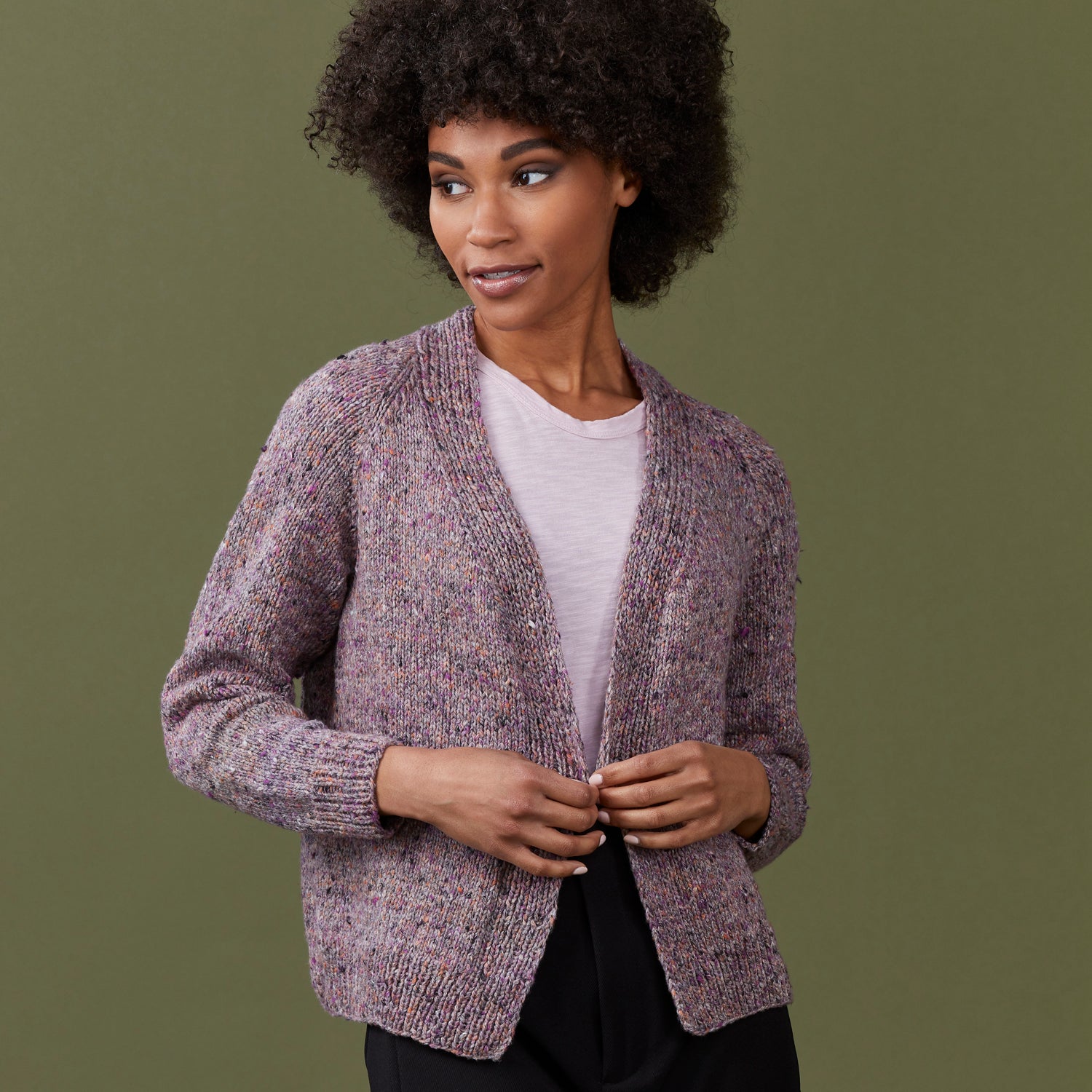 Stacy Charles Fine Yarns Jade Cardigan Knitting Pattern