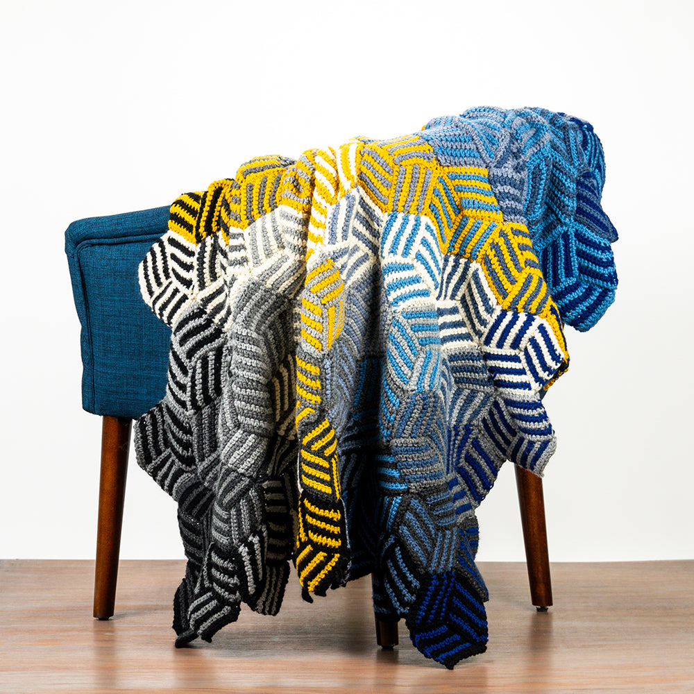 Valley Yarns Dawn to Dusk Blanket Crochet Pattern