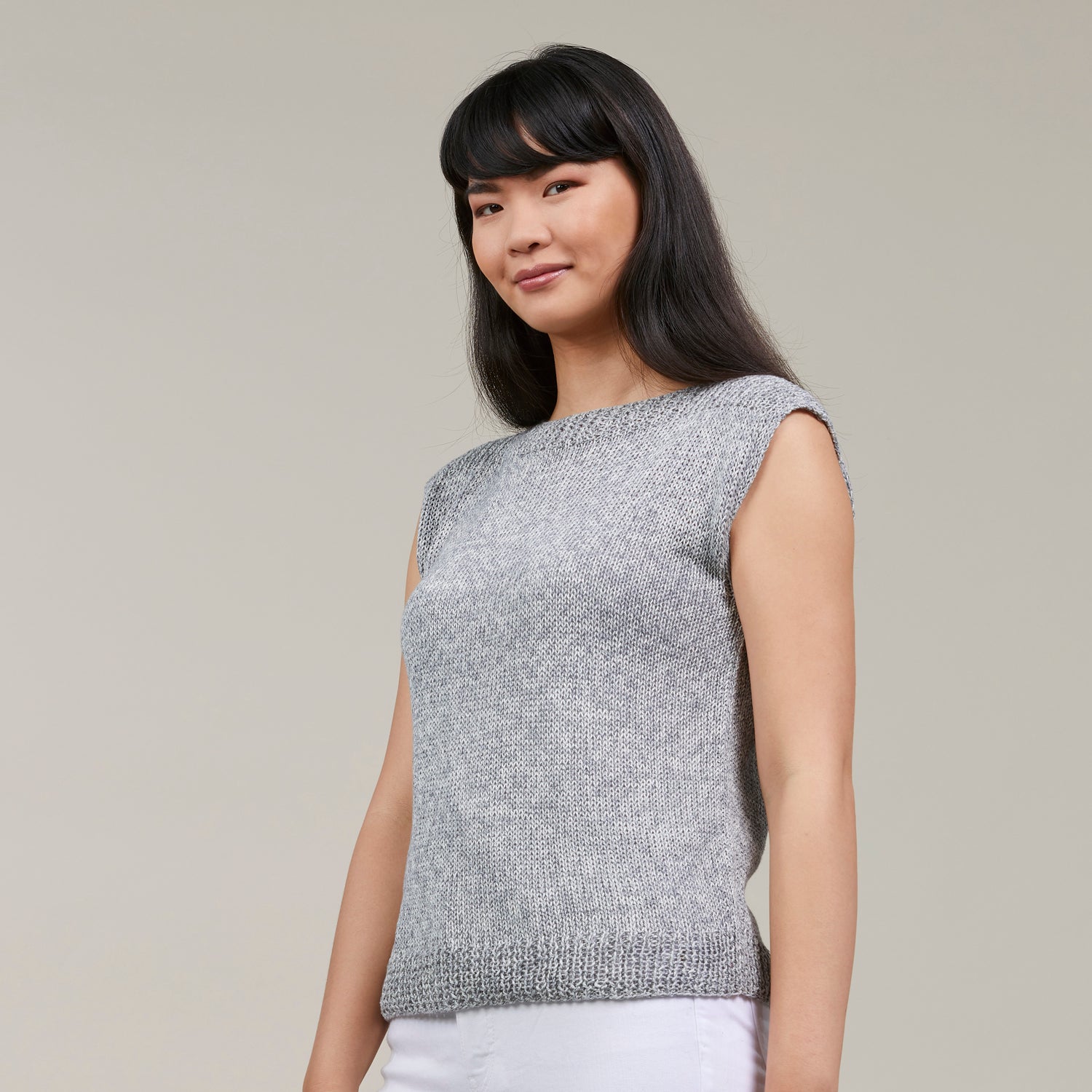 Stacy Charles Fine Yarns Leona Tee Jumper Knitting Pattern