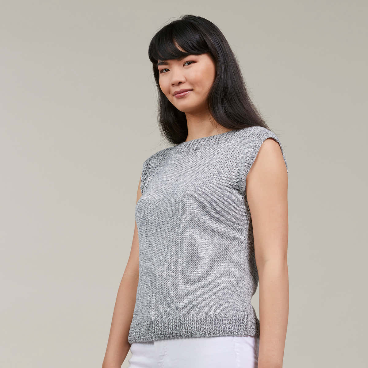 Stacy Charles Fine Yarns Leona Tee Jumper Knitting Pattern