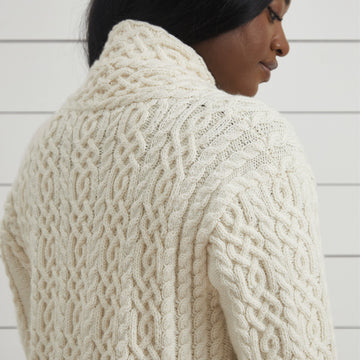 Debbie Bliss Edge to Edge Cabled Jacket Knitting Pattern