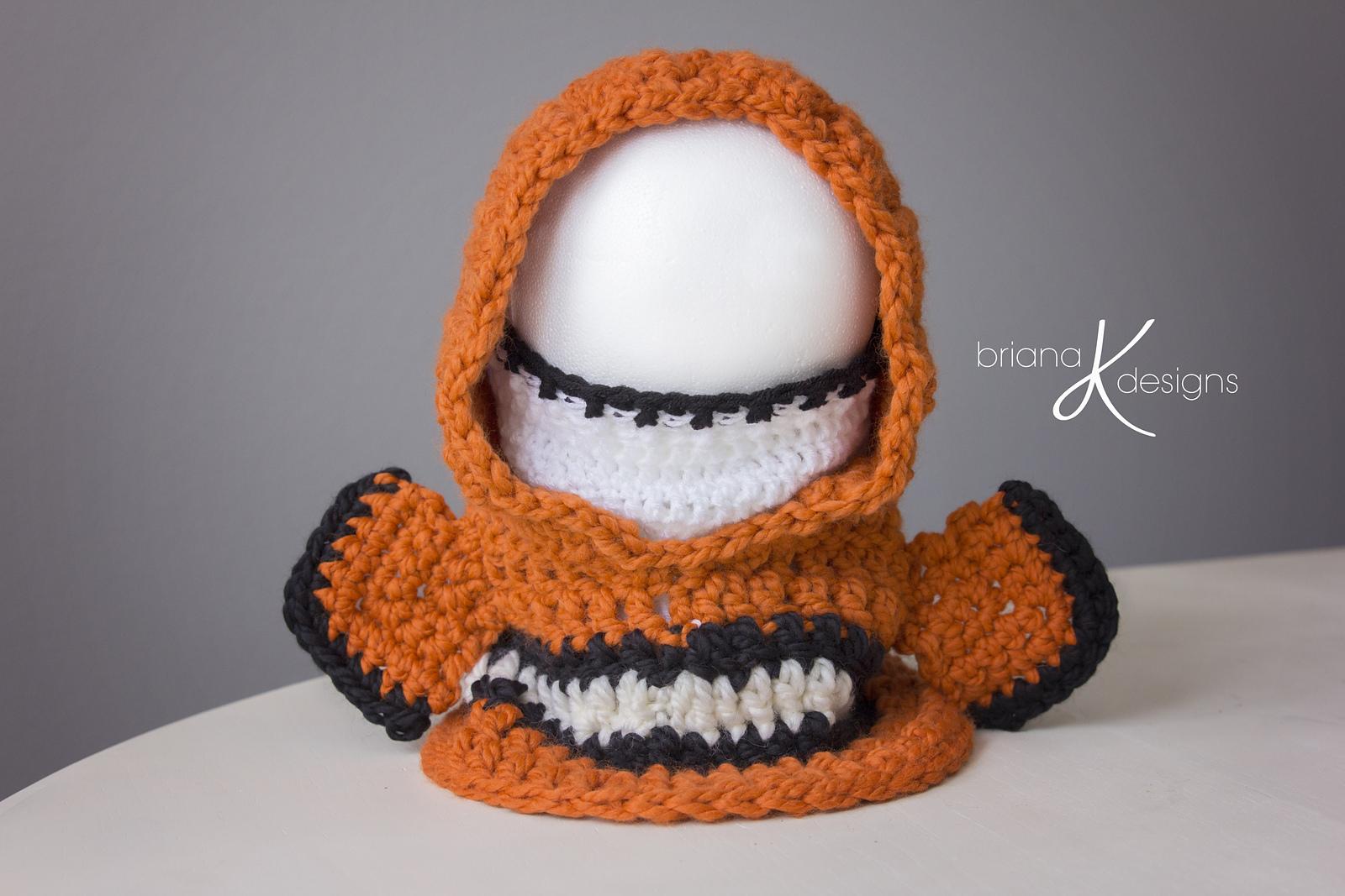 Clown Fish Hooded Cowl
