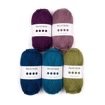 Paintbox Yarns Simply Chunky 5 Ball Color Pack Yarn - Acrylic Chunky