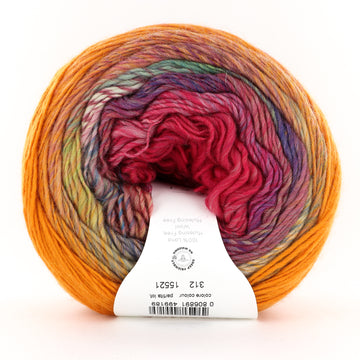 Red, Orange, Aqua, Denim (312)