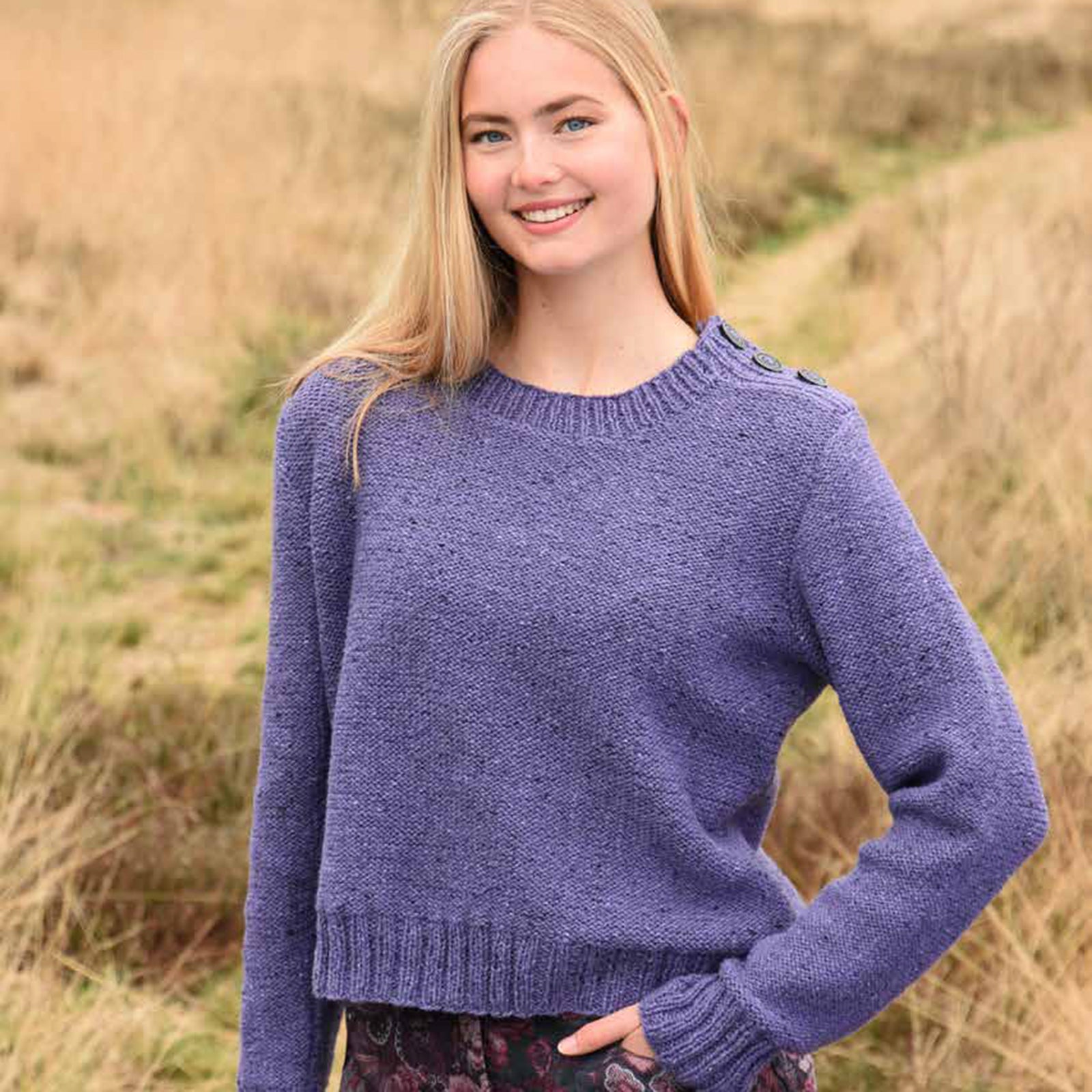 Queensland Collection Nadin Sweater Knitting Pattern