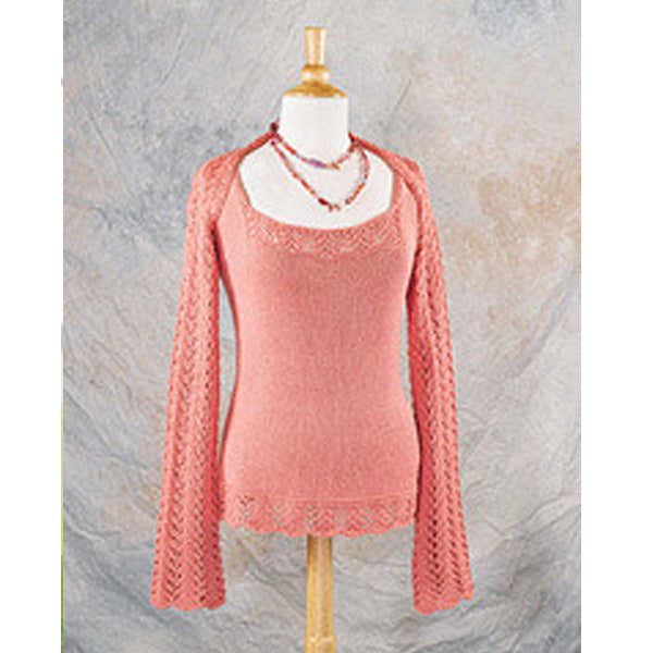 Valley Yarns Sunrise Shrug Knitting Pattern