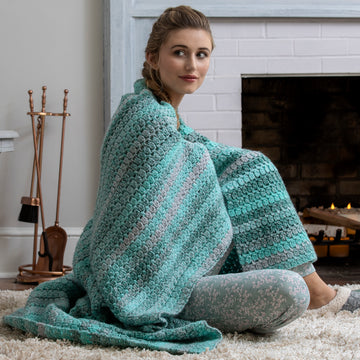 Arden Throw Blanket Knitting Pattern