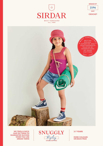 Sirdar Adventure Awaits Vest Hat Crochet Pattern