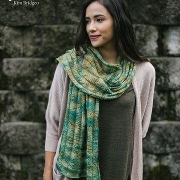 Giro Scarf in Malabrigo Sock - PDF