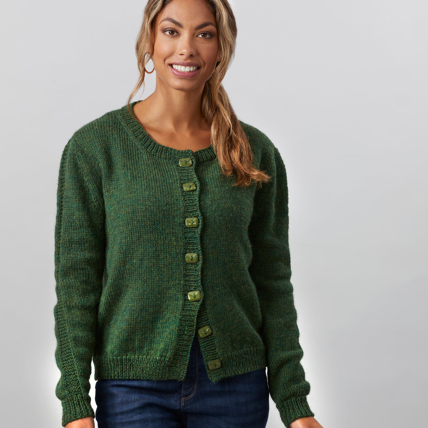 Valley Yarns B Basic Set-in Sleeve Cardigan Knitting Pattern