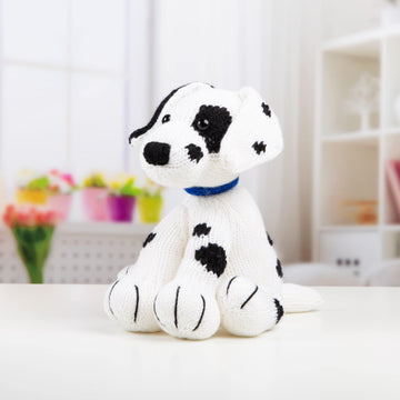 Deramores Dalmatian Toy Knitting Pattern