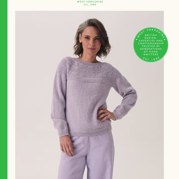 Scallop Shell Yoke Sweater in Sirdar Loveful 100% Bio Blend - 10908 PDF