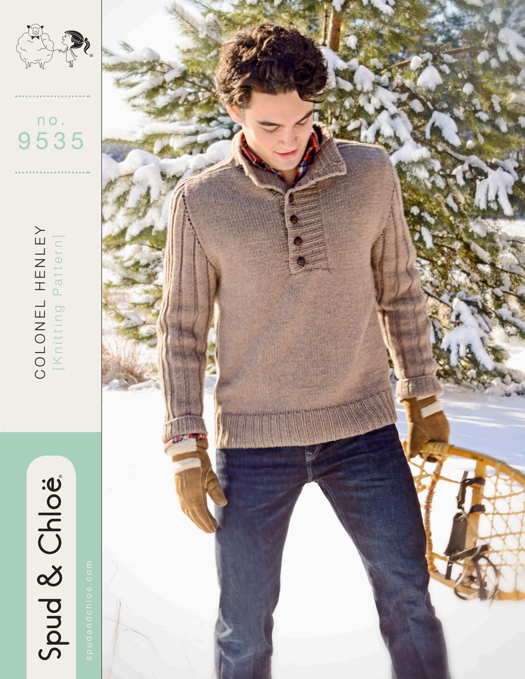 Colonel Henley Jumper Knitting Pattern