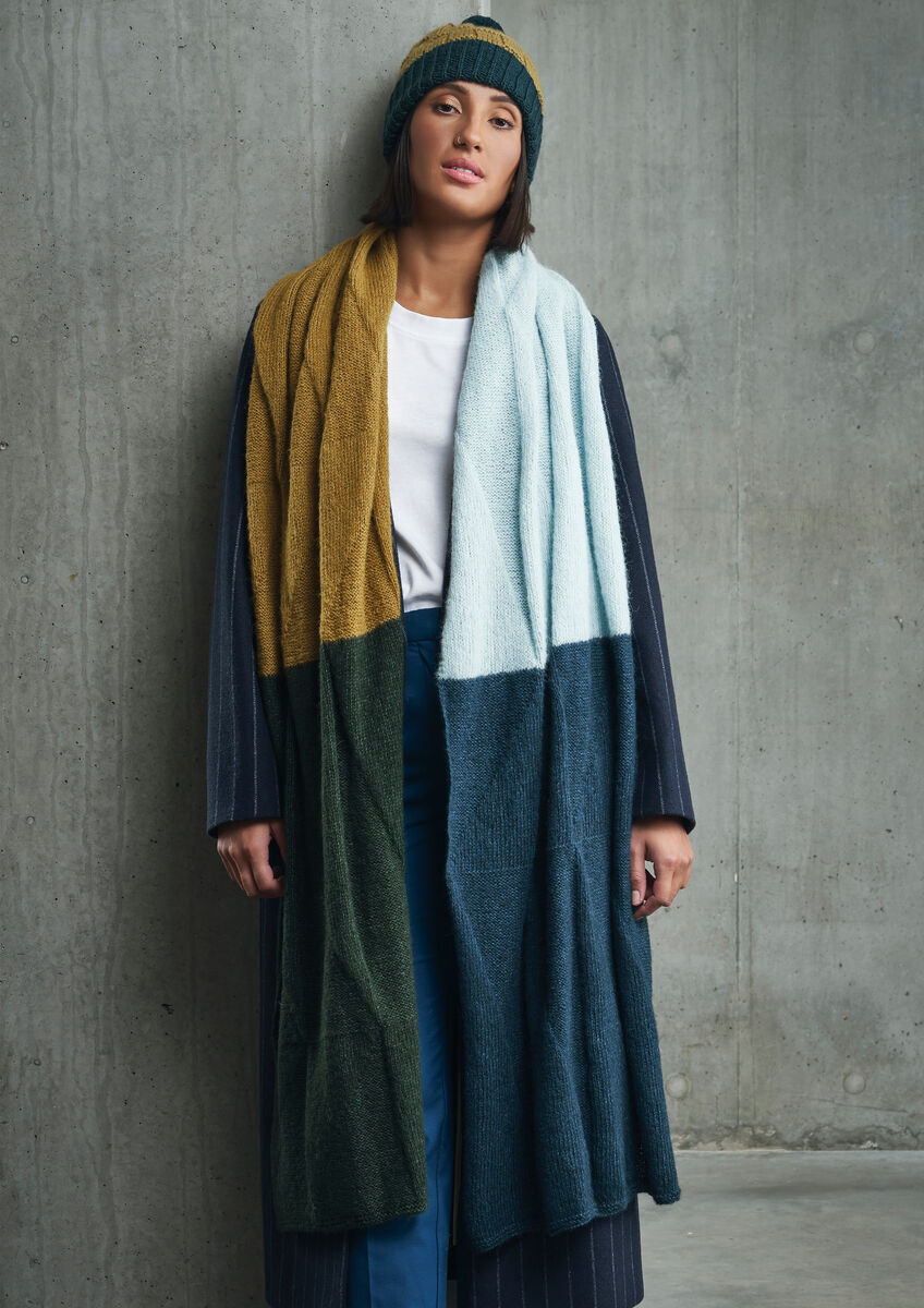 Coleman Street Wrap Knitting Pattern