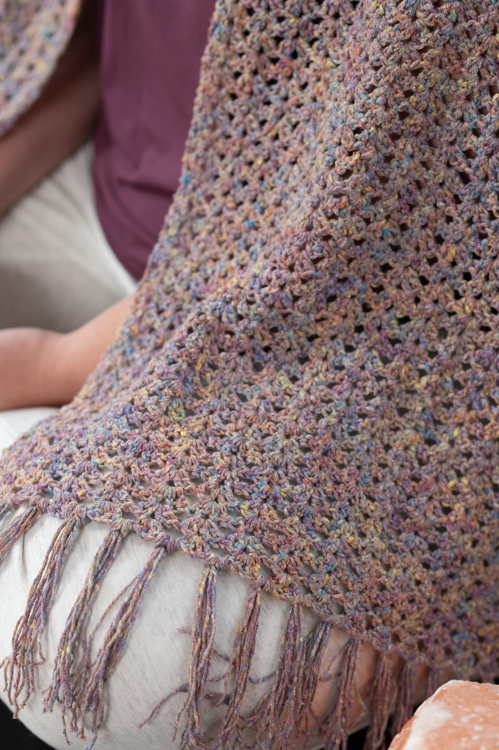 Berroco Rest & Reset Chodron Shawl Crochet Pattern