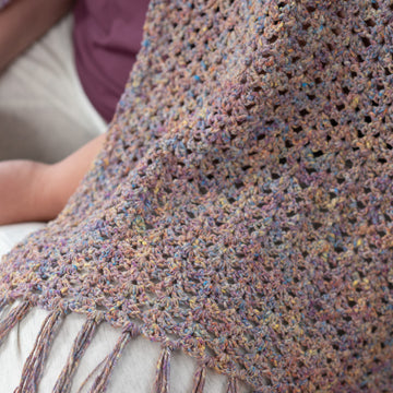 Berroco Rest & Reset Chodron Shawl Crochet Pattern