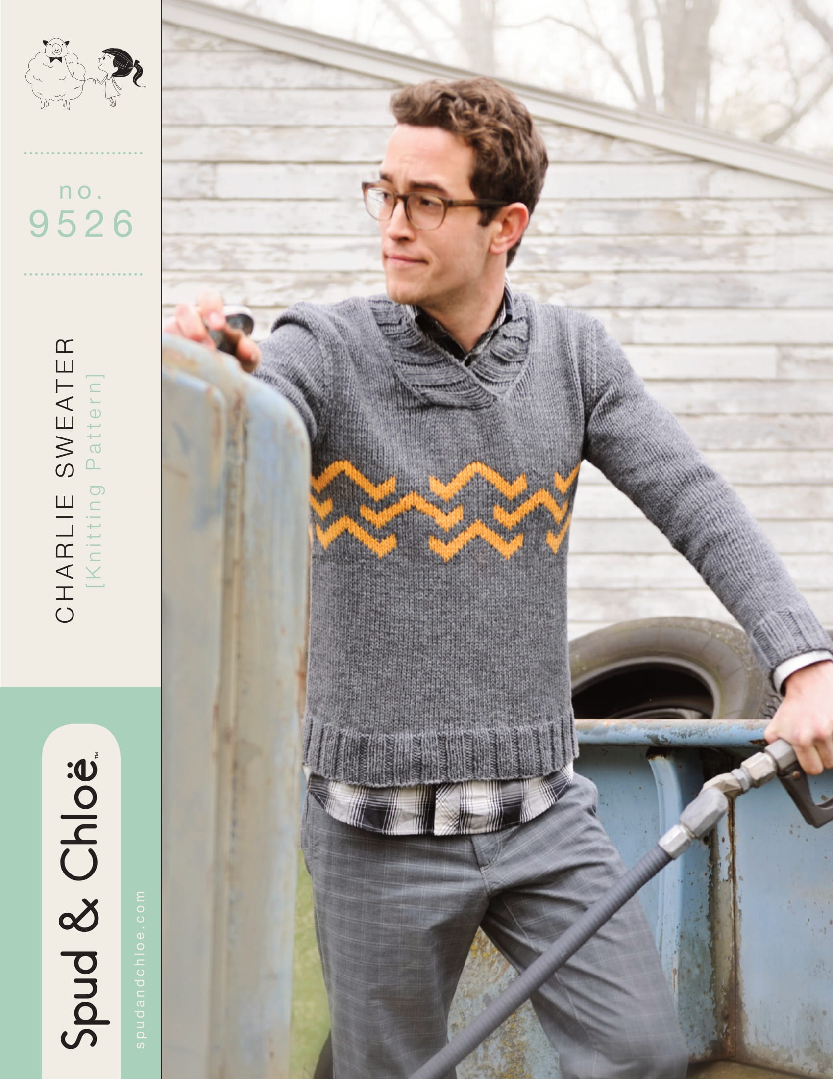 Spud & Chloe by Blue Sky Fibers Charlie Sweater Knitting