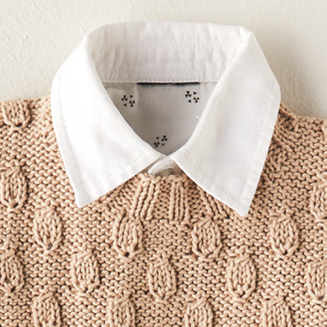Sirdar Leaf Cardigan and Pullover Knitting Pattern
