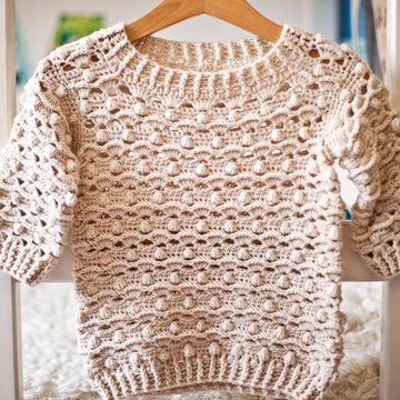 Waves and Bobbles Sweater