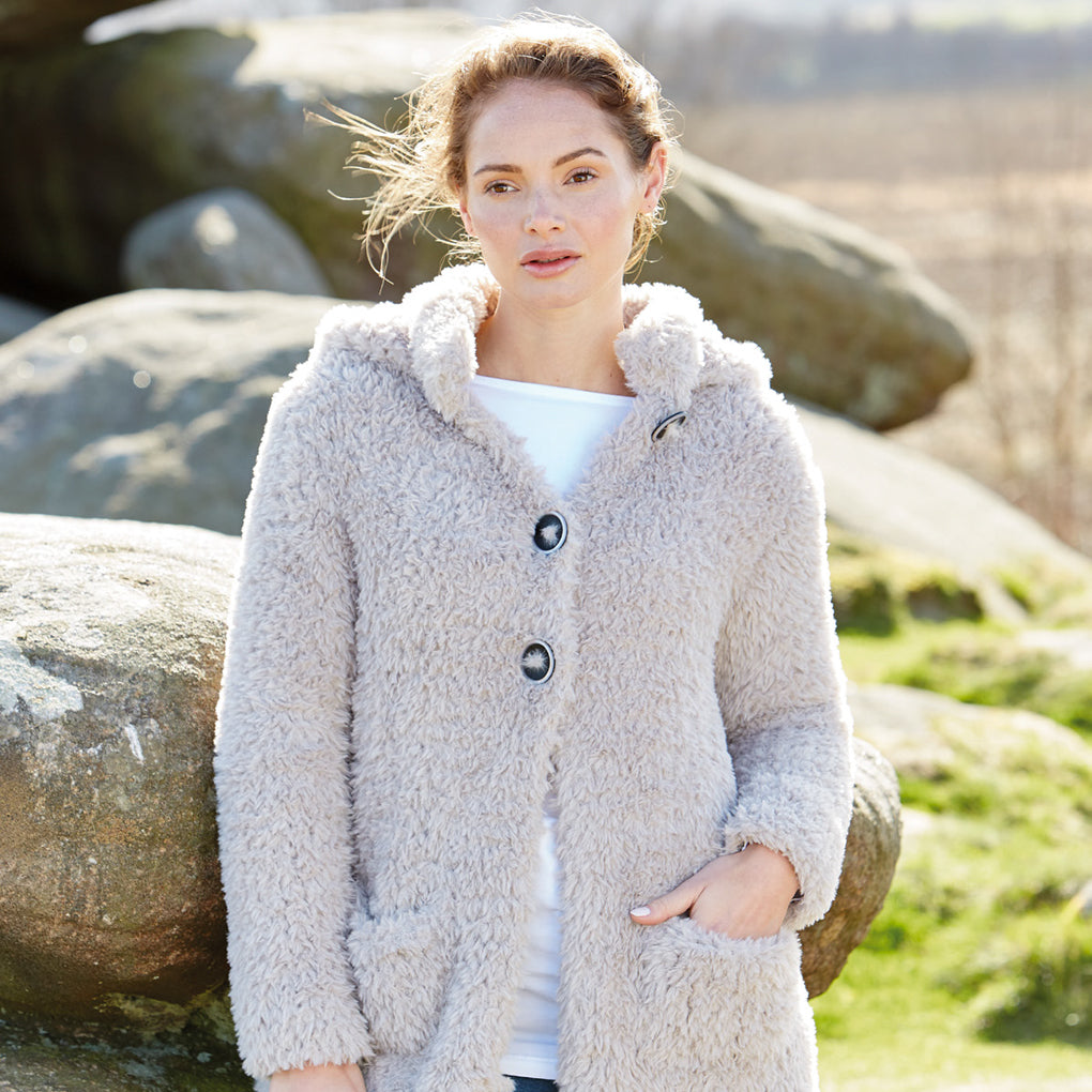 Sirdar Hooded Jacket Coat Knitting Pattern
