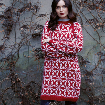 Claret Dress in Rowan Kid Classic PDF