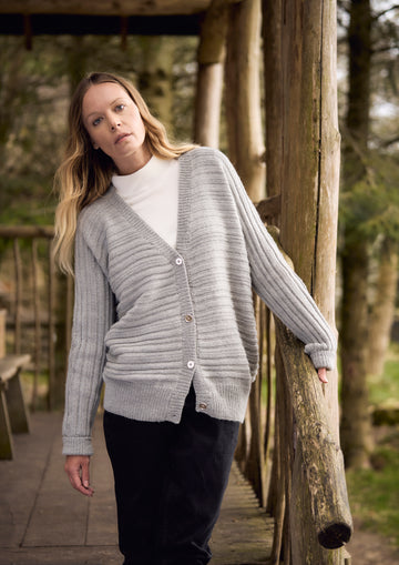 Stanley  In Rowan Alpaca Soft DK Cardigan Knitting Pattern