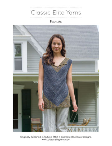Classic Elite Yarns Francine Jumper Knitting Pattern