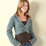 Valley Yarns Schell Cropped Cardigan Knitting Pattern