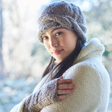 Hilda Hat, Headband & Mittens Accessory Knitting Pattern