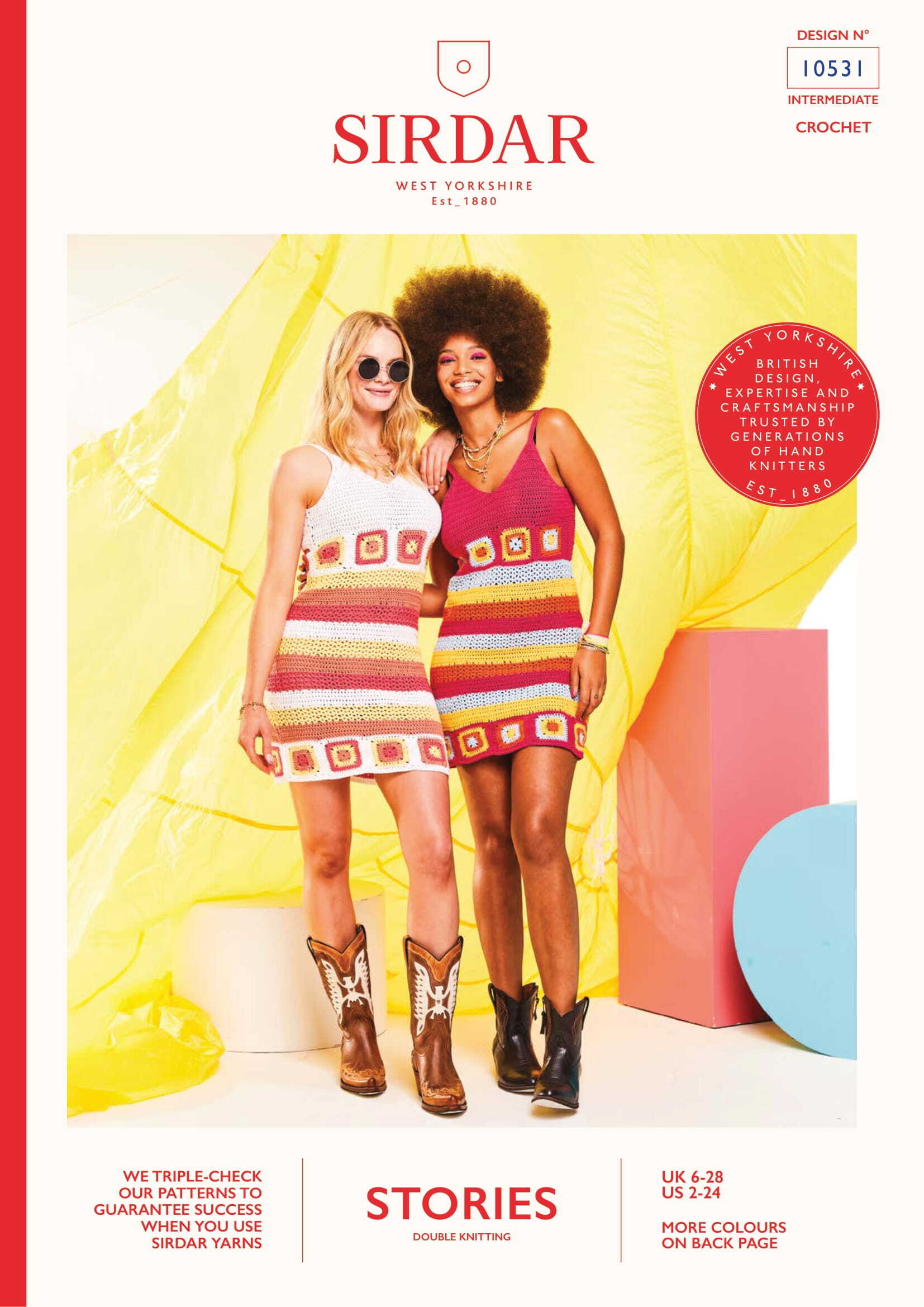Sirdar Mainstage Mini Dress Crochet Pattern