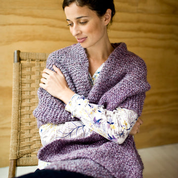 Tender Shawl Wrap Knitting Pattern