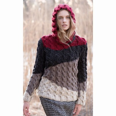 Tahki Yarns Farmhouse Hoodie Knitting Pattern