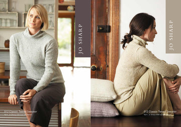 Jo Sharp Classic Tweed Sweater Jumper Knitting Pattern