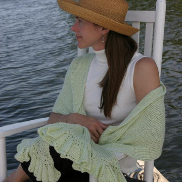 Alpaca and Silk Wrap