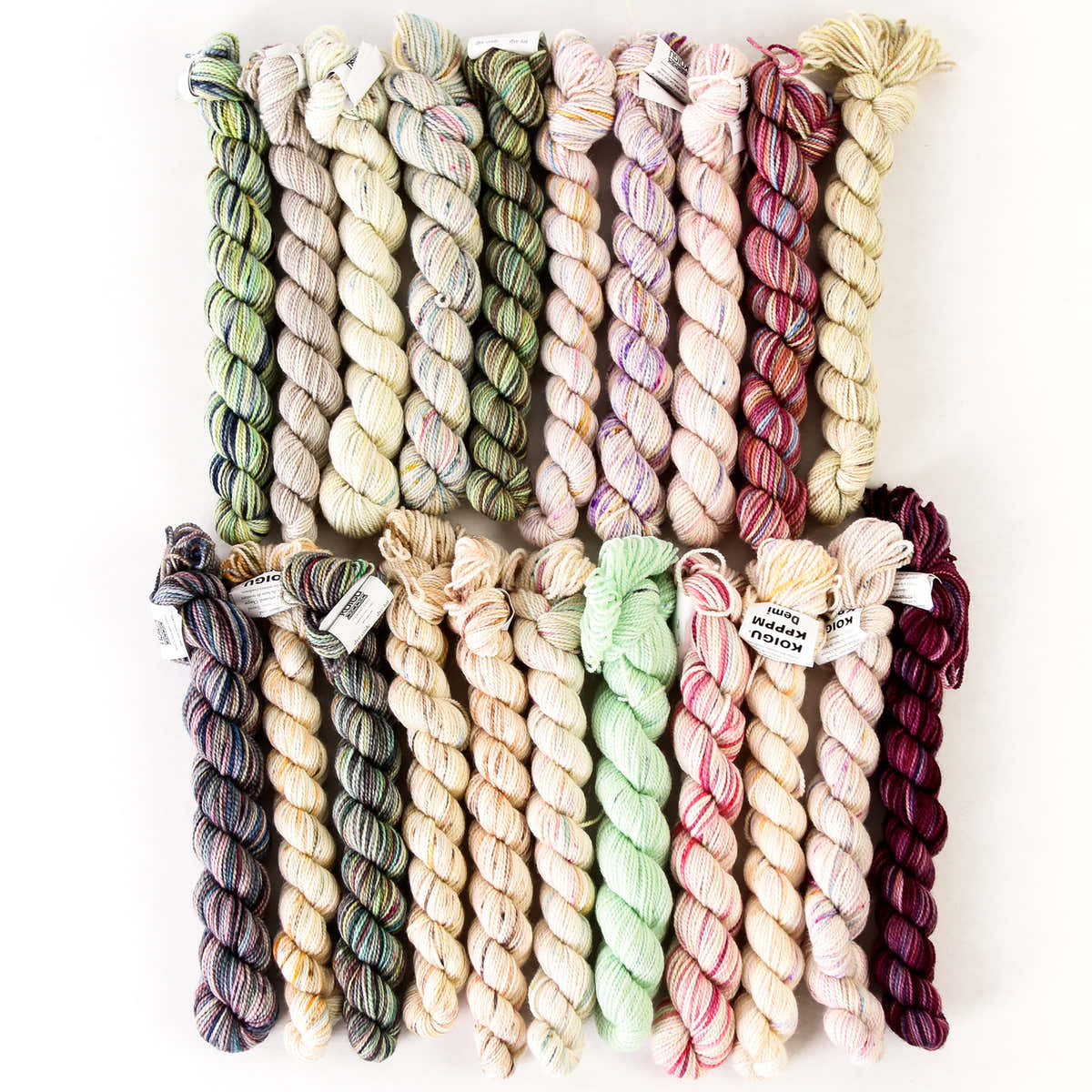 Koigu KPPPM Mini Skein Set Yarn - Merino Wool 4 Ply
