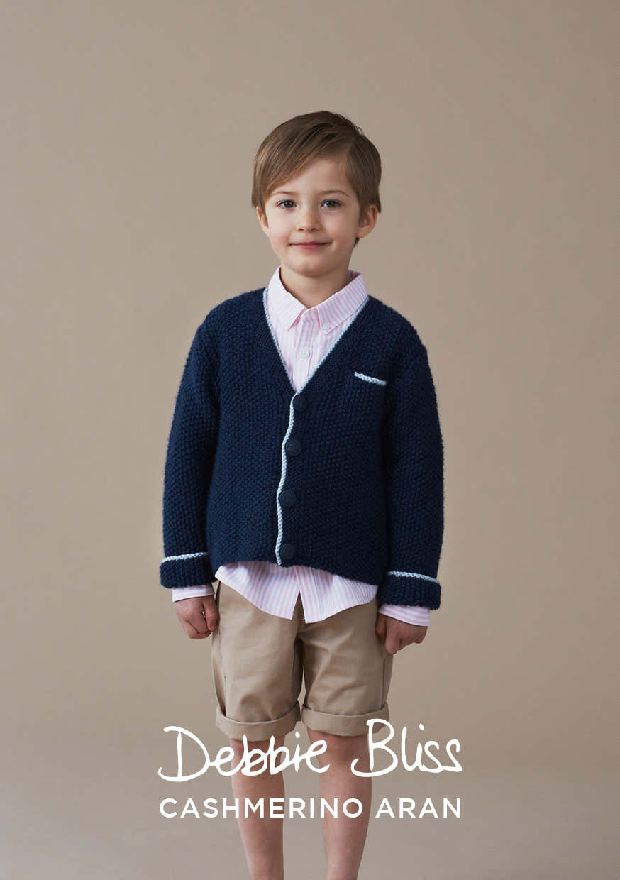 Debbie Bliss Nate Jacket Knitting Pattern