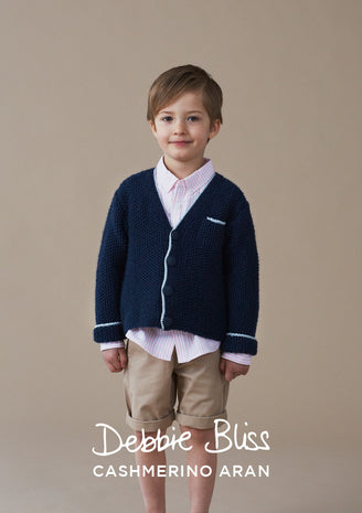 Debbie Bliss Nate Jacket Knitting Pattern