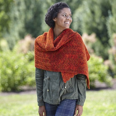 Valley Yarns Eliska Shawl Knitting Pattern