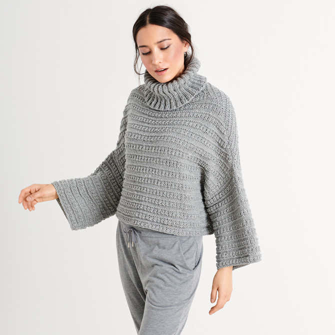 Lana Grossa 12 Pullover Jumper Knitting Pattern