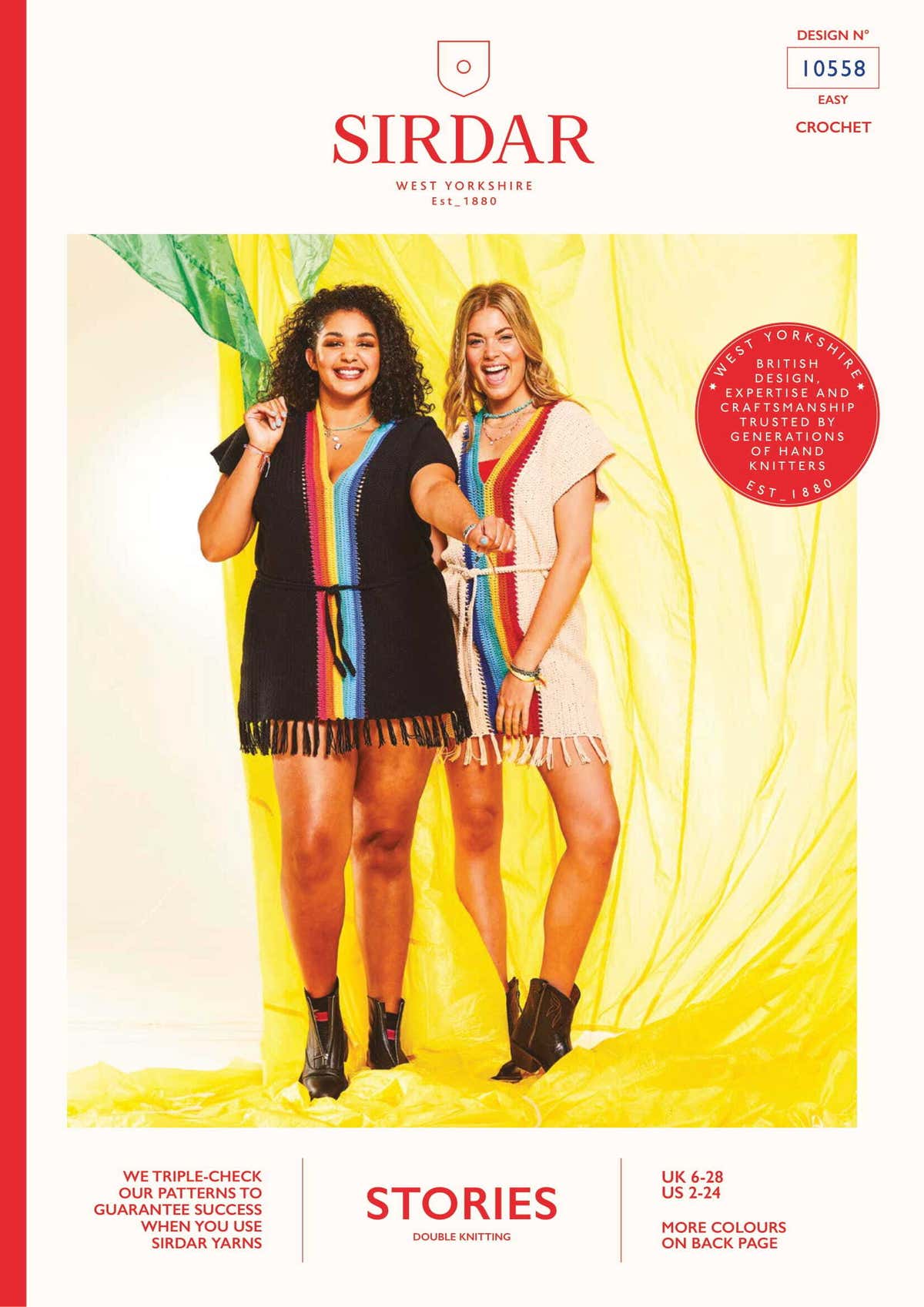 Sirdar Unplugged Tassel Tunic Dress Crochet Pattern