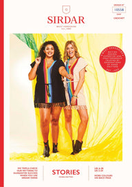 Sirdar Unplugged Tassel Tunic Dress Crochet Pattern