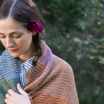 Farm-to-Skein Colorwork Throw